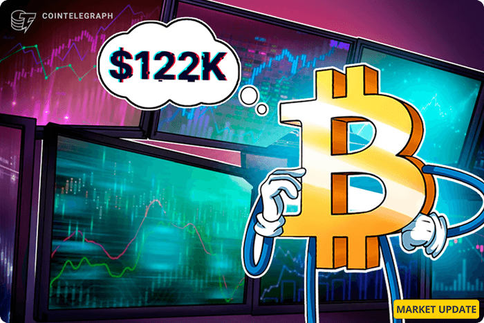 گاوهای بیت‌کوین به دنبال نقدینگی در ۱۲۲ هزار دلار هستند، اما فصلی بودن Q3 ممکن است شکست‌ها را متوقف کند